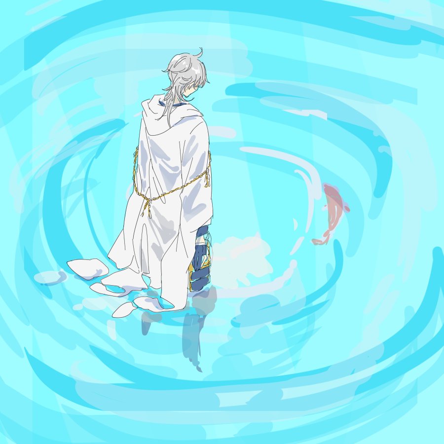 鶴丸国永(刀剣乱舞) 「」|かなたのイラスト