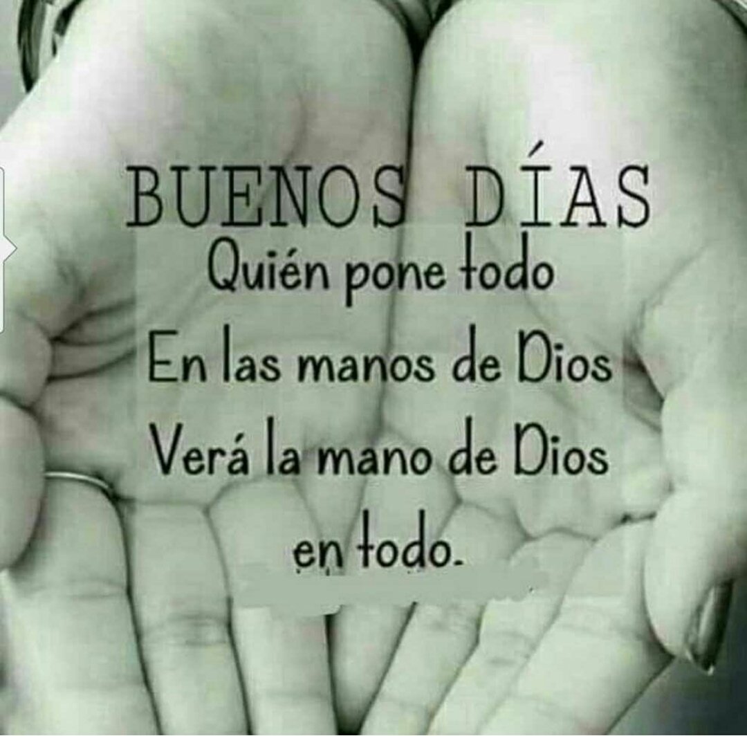 Buenos días!! Que Dios te bendiga, te proteja y te respalde en todo lo que hagas!! #DIOS #Fe #confianza 🙏 💟 😊