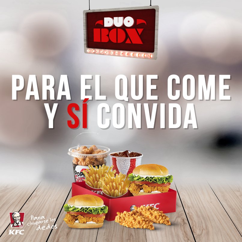 KFC_Argentina's tweet photo. Elegí ya con quién venís a disfrutar la #DuoBox https://t.co/LjYuejw0FN