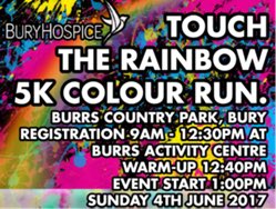 BrianCleggArt's tweet image. Make sure you have registered for @BuryHospice's #colourrun on Sunday 4th June! Read our blog for info &amp;amp; to register goo.gl/jUFL9e