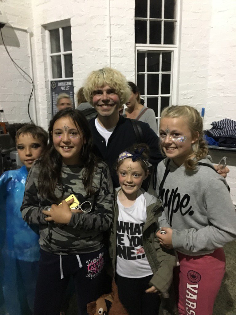  Happy Birthday to my beautiful girl ( 2nd from left ) . Some Charlatan has photo bombed her ! 