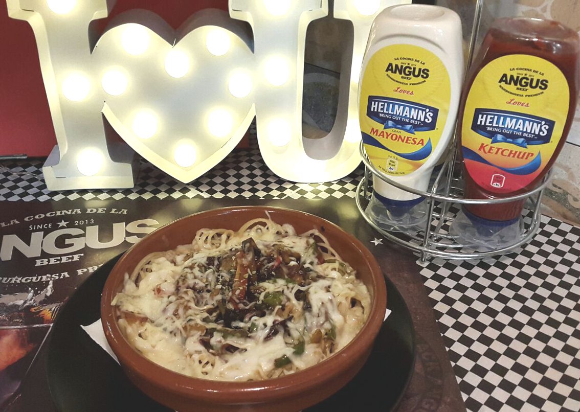 angusmadrid's tweet photo. De martes a viernes a mediodía, prueba nuestro Menú Express: plato principal+bebida+café, por 8,50€. Hoy te proponemos #espaguetis Faji https://t.co/HUyqOJm2fG
