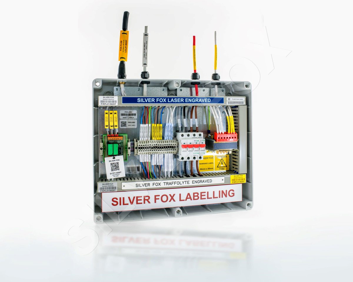 SilverFox's tweet photo. Silver Fox Your one stop shop for hassle free labelling
#HassleFreeLabelling #OneStopStop #CableLabelling #WireLabelling #EquipmentLabelling https://t.co/AgNk1LDvm8