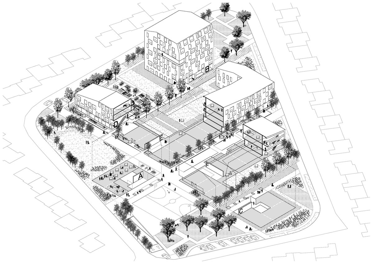 S333_Arch's tweet image. Check out our social housing project, Belgium's Paspoel Anders, on @Dezeen right now: dezeen.com/2017/05/26/sev…