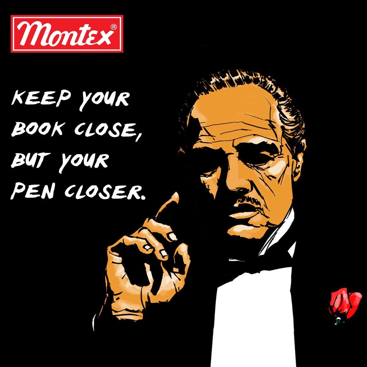 MontexPen's tweet photo. Keep your book close, but your pen closer. #MontexPen #Godfather https://t.co/UUIU1MJaQ7