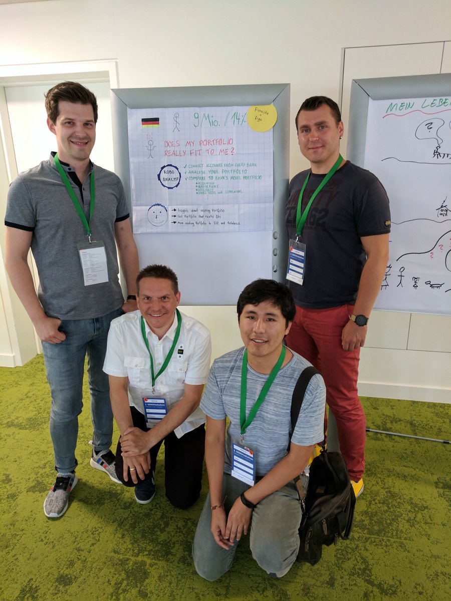 Fincite2020's tweet image. #genohackathon with our partners from @figoAPI - let&apos;s go! #fintech #techquartier #dzbank #fiducia #akademiedeutschergenossenschaften