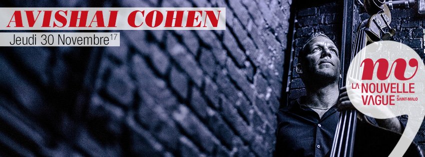 NouvelleVague35's tweet photo. #nouvelledate #jazz : le contrebassiste @AvishaiCohen sera en concert le 30 nov. à la @NouvelleVague35. Billets : https://t.co/bB6TpOYPBV https://t.co/a3Rh051myS