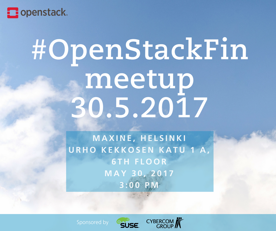 CybercomFinland's tweet image. What is the state and future of #OpenStack? We will be discussing this and other current topics today at the #OpenStackFin meetup. #Cybercom