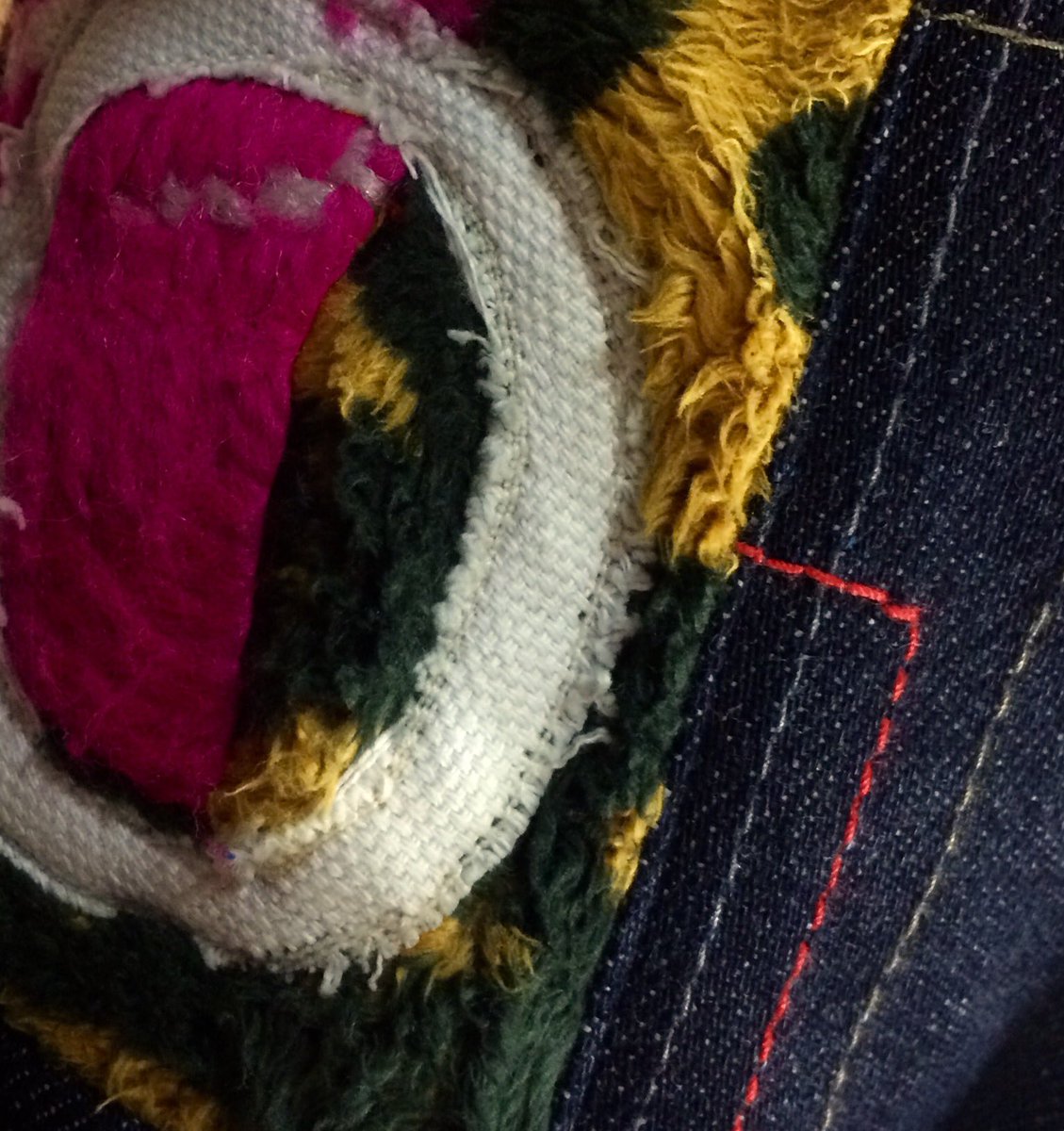 Inthewonkyu's tweet photo. #ラフ。ぼくたちに必要なこと。#levismadeandcrafted #levis #リーバイス #rough #今日の服 #スナップ #ステッチ #パッチワーク https://t.co/cGwxd2APJk