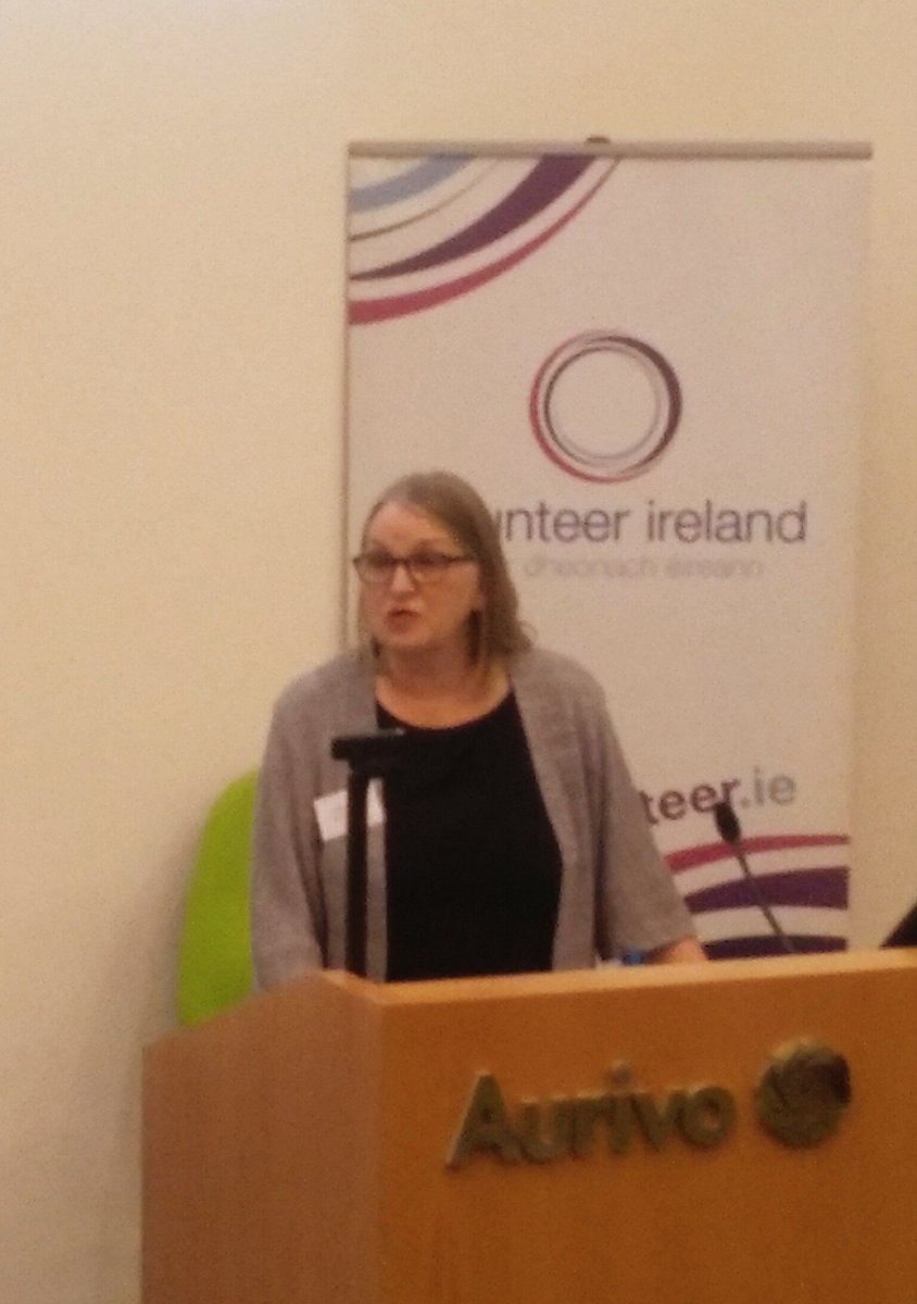 DublinVolunteer's tweet photo. 'A volunteer is a plant who has not been deliberately planted'. Laura Hassler from @MwBNews #NVMC2017 @voluntireland https://t.co/dFqXwvZagE