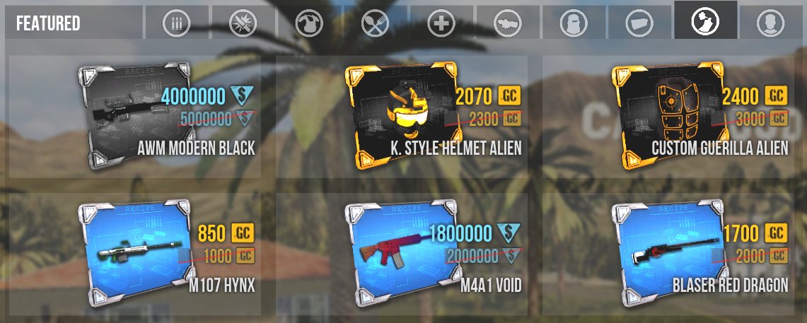 infestationnewz's tweet photo. #MarketplaceUpdate This week's brand new skin recipe discounts! https://t.co/VtuvyhMrdK