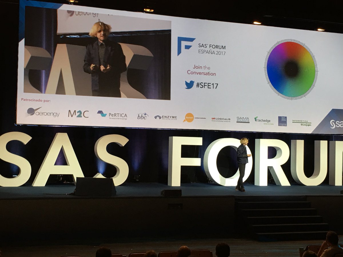 Neil Harbisson, artista y Cyborg humano en #SFE17: usar internet como un sentido más.
<a href="/SASEspana/">SAS España</a> <a href="/NeilHarbisson/">Neil Harbisson</a>