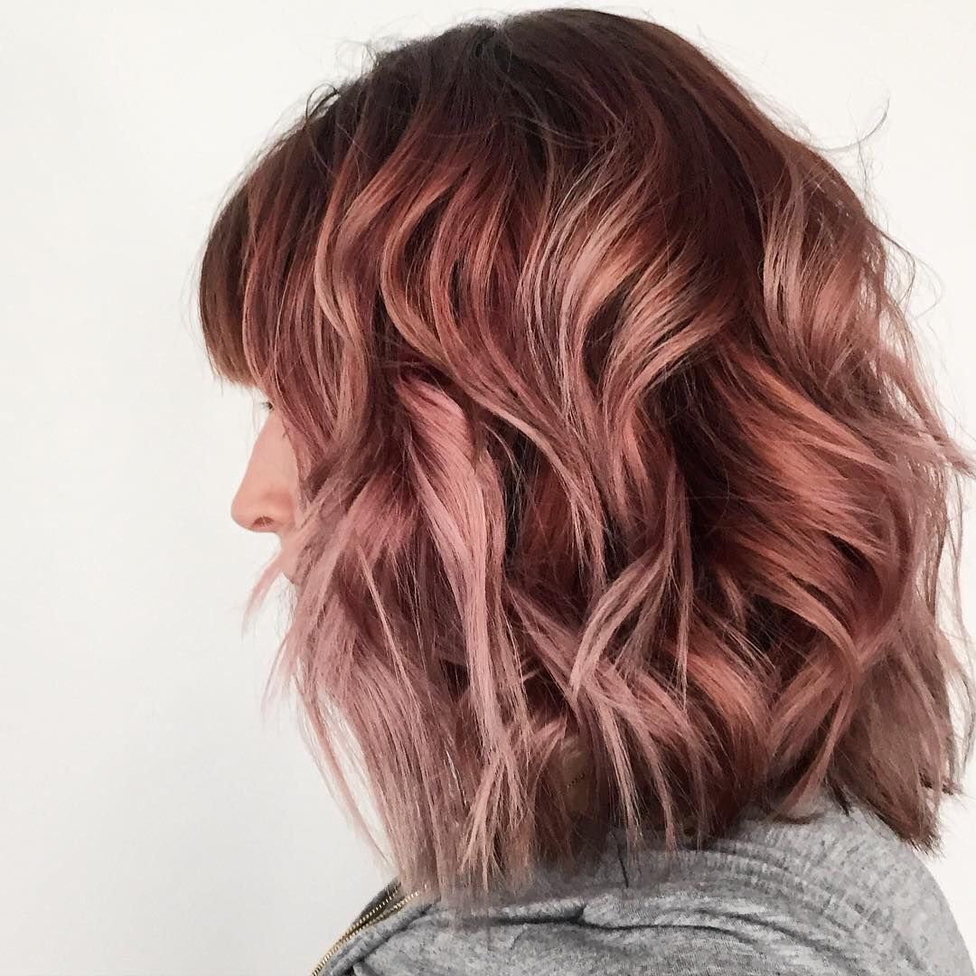 HairStyleWoman's tweet photo. #rose #gold perfect #haircolor https://t.co/HPljpEJIE8