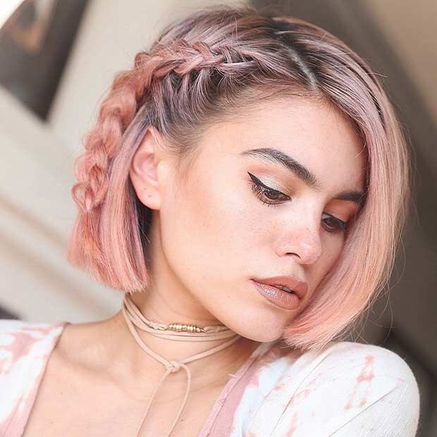 HairStyleWoman's tweet photo. #rose #gold perfect #haircolor https://t.co/HPljpEJIE8