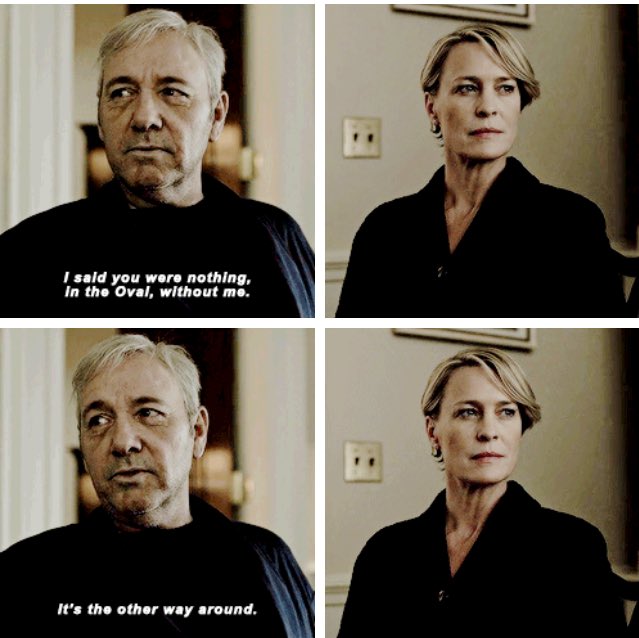 mxddleearth's tweet image. frank &amp;amp; claire underwood are relationship goals #houseofcards
