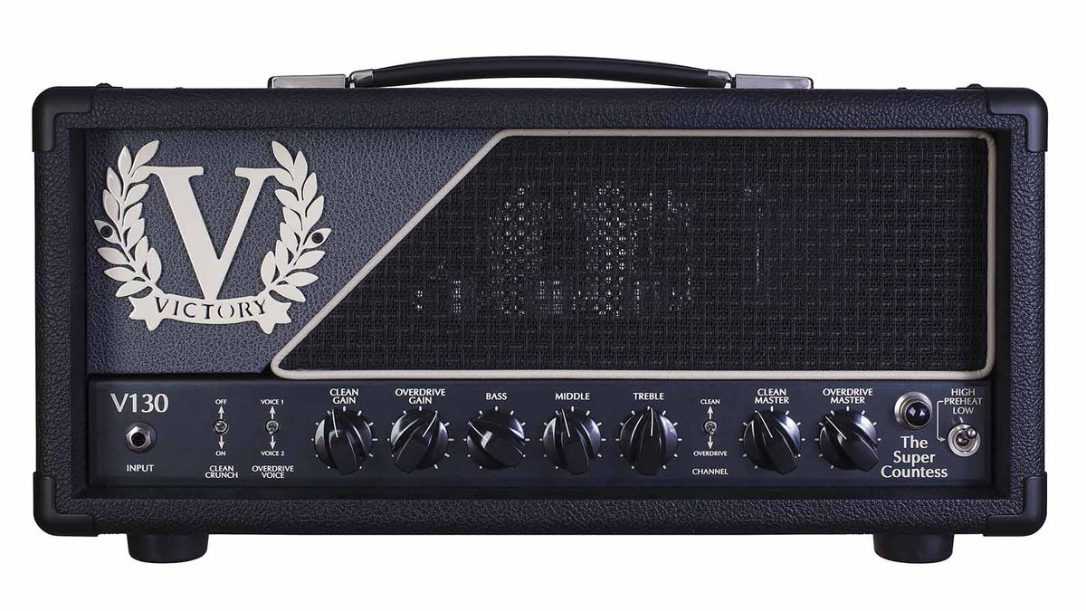 Guitarist_Mag's tweet photo. .@VictoryAmps releases V130 The Super Countess 100W guitar amp head https://t.co/99QWdxQpjU https://t.co/aEAArHtjVq