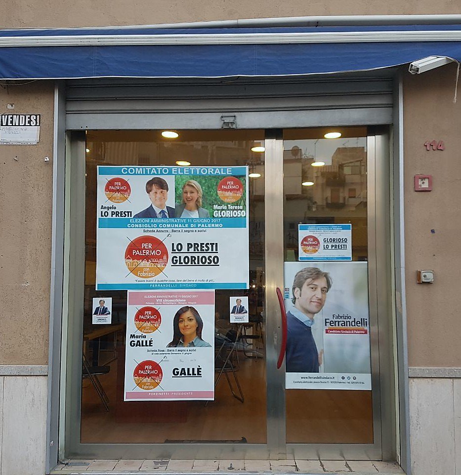 Maria_Stella_82's tweet photo. #comitatoelettorale #amministrativepalermo2017 #11giugno da oggi siamo anche qui https://t.co/yjGWSfVE4w