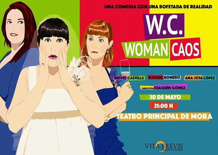 ¡Hoy estamos de celebración! Nuestra función número 50 en el Teatro Principal de Mora (Toledo). ¡Vámonos de boda! 🙆🙆🙆 #WCWomanCaos