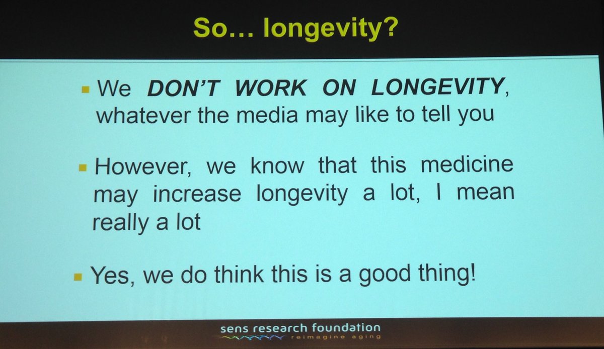 adrianafreitas's tweet image. At #Techlongevity event @aubreydegrey @senstweet
We work on health to cure damage #preventive maintenance