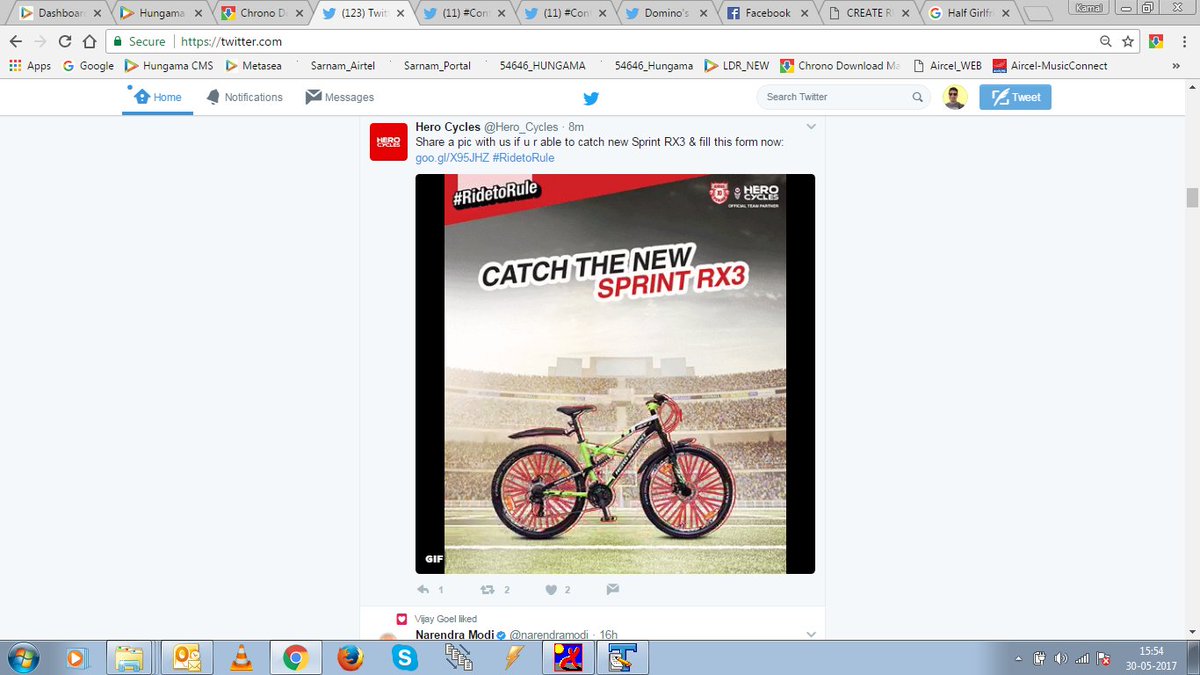 kamal_rana1984's tweet photo. @Hero_Cycles #RidetoRule https://t.co/E26xyMh06r