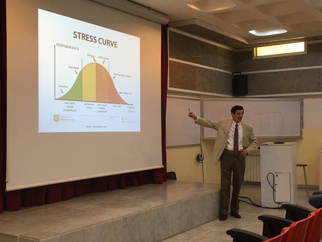 LiveLoveHU's tweet photo. From today's stress management lecture given by Mr. Naji Abi Hashem. https://t.co/EIF1XNeVt5