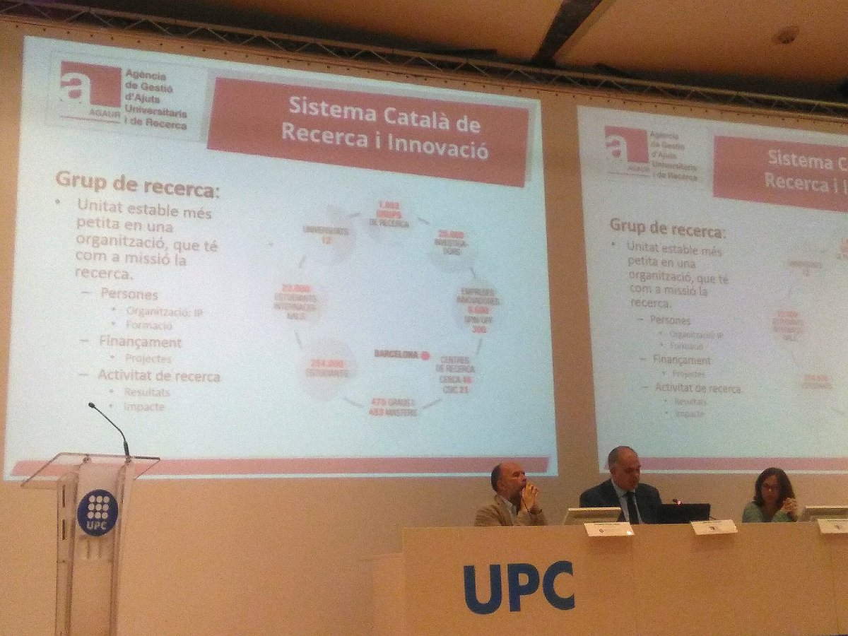 dparcerisageo's tweet photo. #Agaur presenta els #SGR2017 a @la_UPC, a la @upcmanresa toca renovar el grup de recerca de #mines. @CampusManresa @ICLiberia @mines https://t.co/mmKpOJhmfx