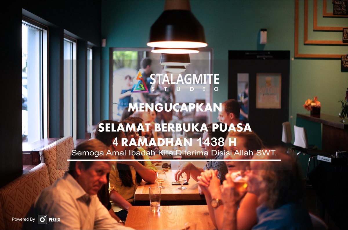 iStalagmite's tweet photo. Berbuka  bareng keluarga atau pun ngabuburit bareng teman-teman. Itu lebih asyik  dari pada kamu berbuka sendiri... https://t.co/tA6JUBJ16f
