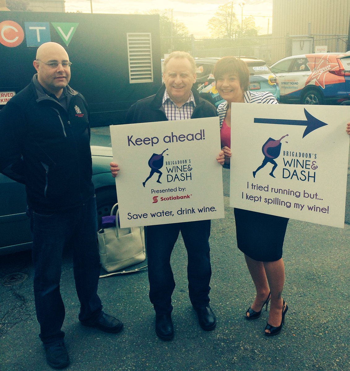 Thanks David @BrigadoonTweets and Craig <a href="/gaspereauwine/">Gaspereau Vineyards</a> for talking about the Wine and Dash today!!