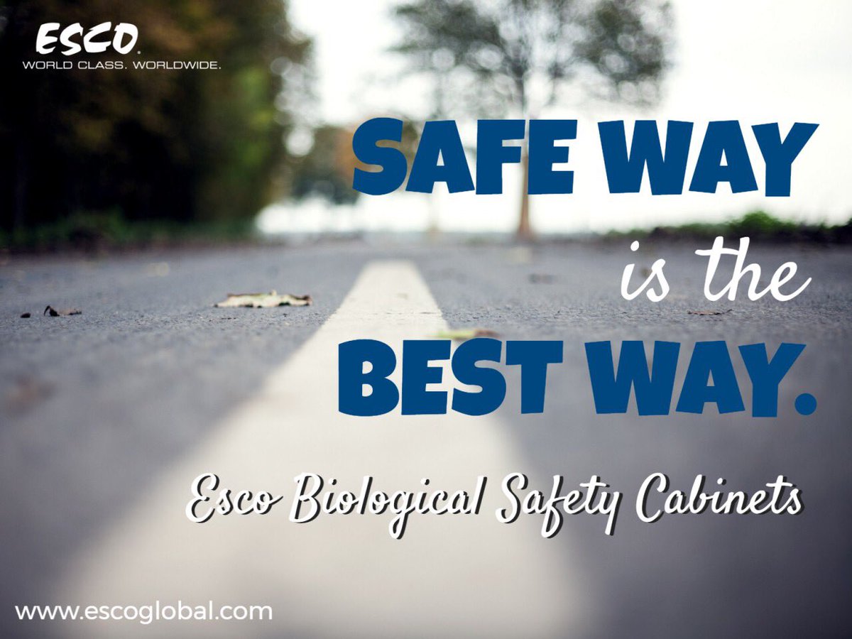 escobsc2's tweet photo. Your trusted brand who takes the road to safety with you, Esco. World-class, worldwide. #esco #biosafety #laboratory #worldclass #worldwide https://t.co/2rjIyHONxJ