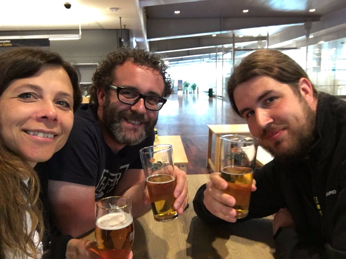 Found some strange guys at the airport. Heading for Chicago and <a href="/soccnx/">LetsConnect</a> 🔥 <a href="/larsxsamuelsson/">Lars Samuelsson</a> <a href="/WannesRams/">@wannesrams@chaos.social | Wannes Rams</a>