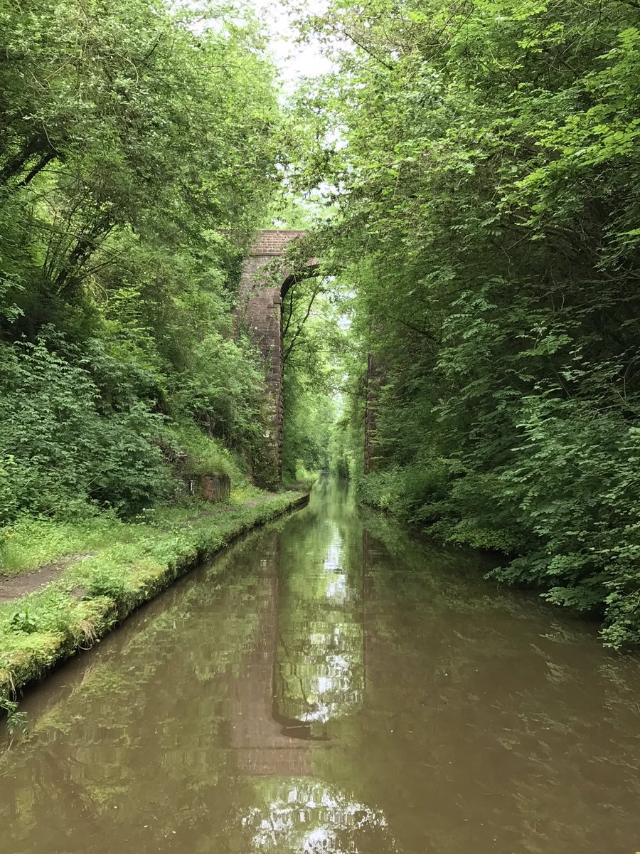 NBKinver's tweet photo. Woodseaves Cutting on the Shroppie is rather impressive! @CRTNWalesBorder #boatsthattweet #lovecanals https://t.co/YoVgnYEtCj