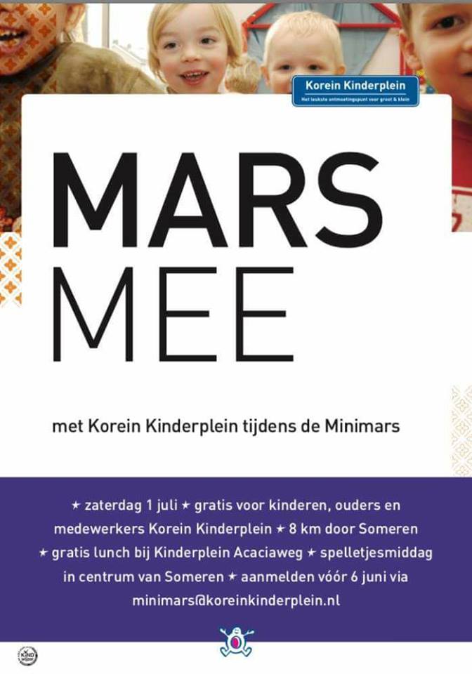 Kinderplein's tweet photo. Loop je met ons mee de Mini Kennedymars op zaterdag 1 juli in Someren? Schrijf je vóór 6 juni gratis in via minimars@koreinkinderplein.nl https://t.co/dQCEgO351t