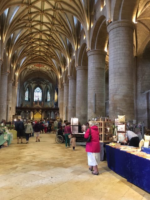 Very successful Abbey Fete yesterday despite the weather - and a wonderful display to advertise our 20.21 plans.