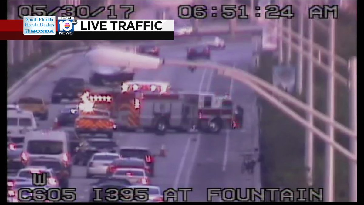 Crash on I-395 WB at Fountain St #traffic https://t.co/piuW97RX74
