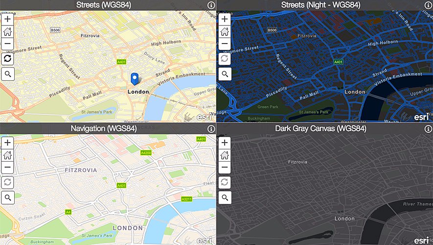 Esri's tweet image. Introducing a new set of vector #basemaps (now in beta) that are delivered in GCS WGS84 p.ctx.ly/r/4i3k #ArcGIS #Imagery #Apps