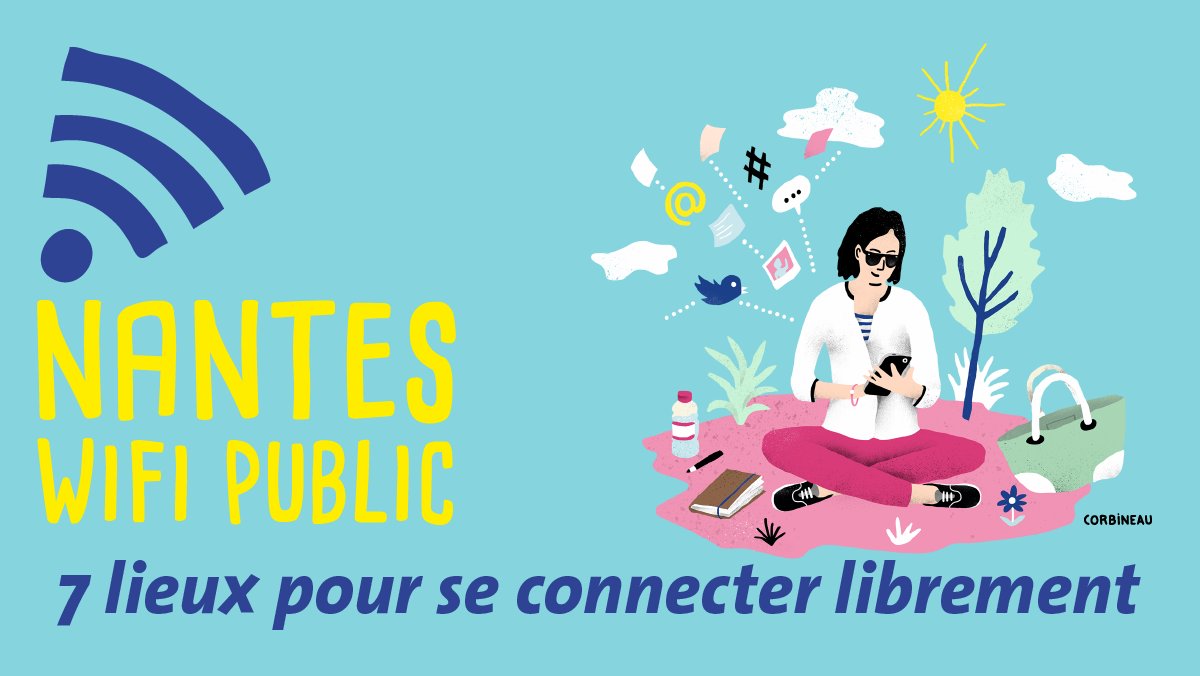 nantesfr's tweet photo. Place du Commerce, jardin des Plantes, ligne 4 du Busway... à partir de juin, #Nantes expérimente le #WiFi public ! 📶https://t.co/GGpdsMZamb https://t.co/FJ7MrxmpzA