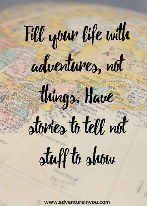 HolWanderlust's tweet photo. Fill your life with adventures not things...who agrees? #happytuesday #TravelTuesday #Travel https://t.co/YSf9lmZPwE