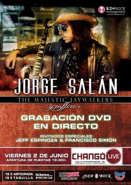 Metaltrip1's tweet photo. Este viernes 2 de junio #JorgeSalan grabará DVD en directo en @chango_live de #Madrid . https://t.co/MxJ6Yqm7Tr  #JorgeSalan https://t.co/N0PhlMqgjD