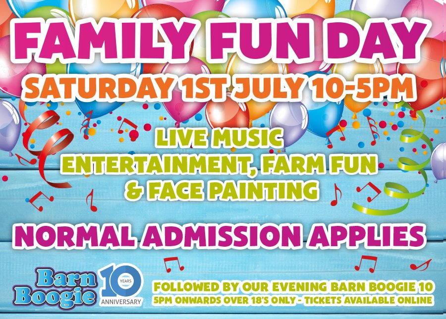 ThorntonFarm's tweet photo. Sat 1 July - Family #FunDay @ThorntonFarm #livemusic #facepainting #ponyrides #farm fun! https://t.co/6yp22zDNSu