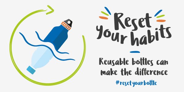surfridereurope's tweet photo. The new Surfrider campaign against plastic bottles is launched! Let's change our habits NOW 💧 ➡ https://t.co/dwSy91ZaMy  #ResetYourBottle https://t.co/DdQuIpraAq