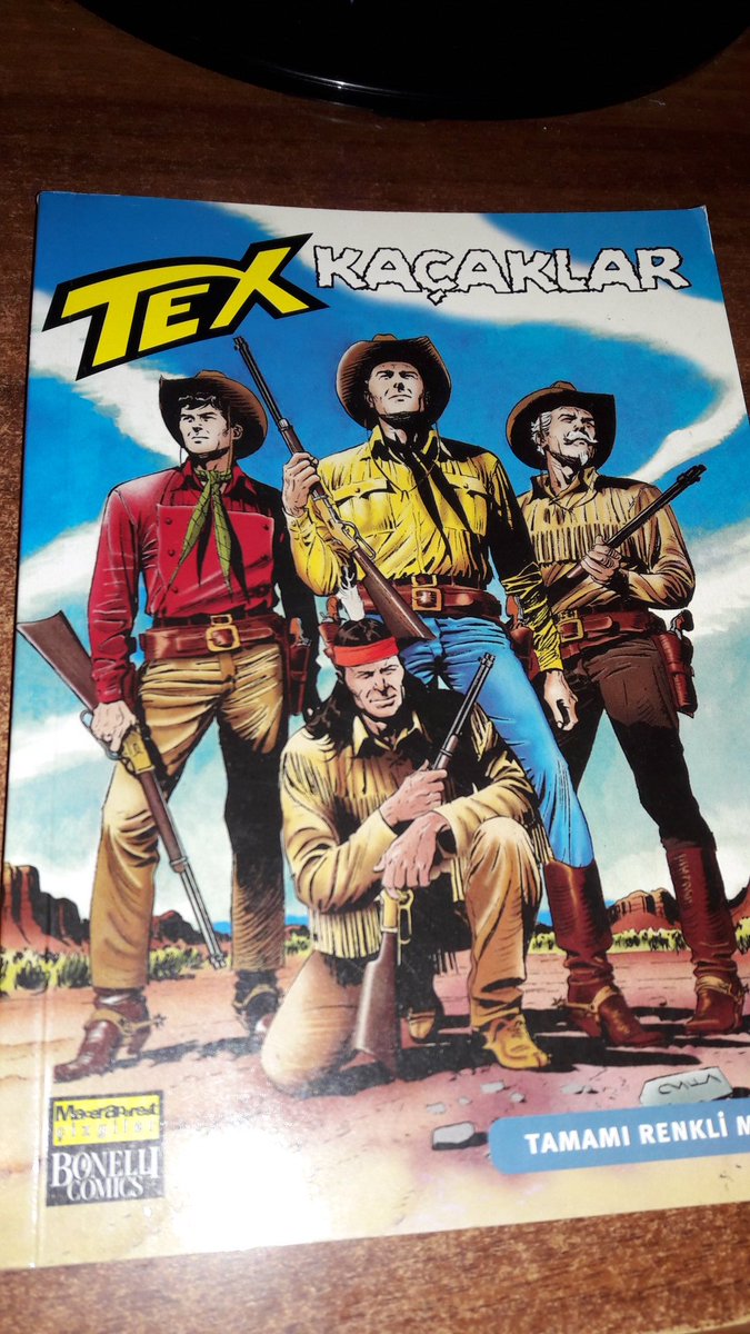 SahafNigar's tweet photo. tex kaçaklar çizgi roman 2009 oğlak yayınları bonelli comics 111 saya fiyatı 30 tl #çizgiroman #tex #kaçaklar #nigarsahaf #çizgi #comics https://t.co/Q2DCuE6JHb