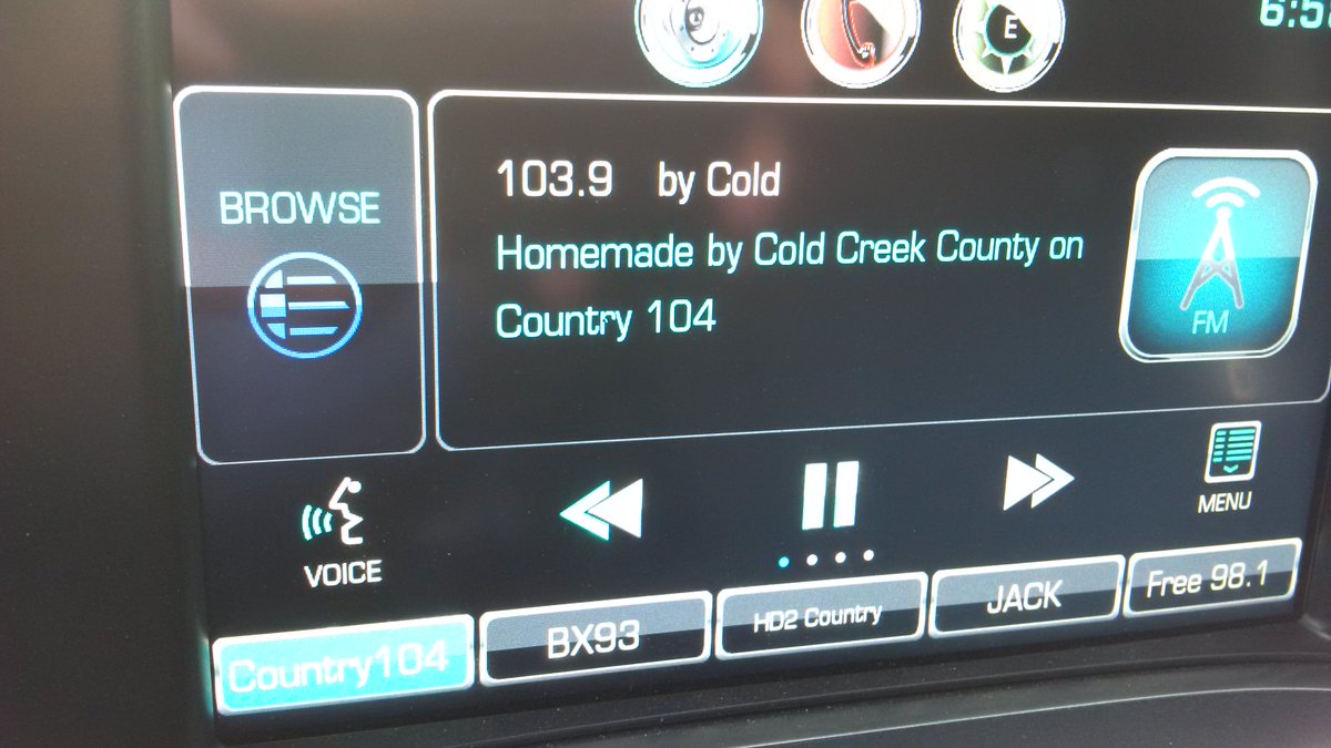 bitcAlan's tweet photo. Amazing new @coldcreekcounty #Homemade on @country104. Great rearward looking ballard guys! https://t.co/yI60wRpulq https://t.co/ELcL8WB4NZ