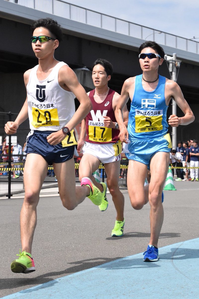 O Xrhsths あいぼん Sto Twitter 関東インカレ ハーフマラソン 東洋大学 山本修二選手 早稲田大学 安井雄一選手 東海大学 春日千速選手 関東インカレ ハーフマラソン 東洋大学 早稲田大学 東海大学