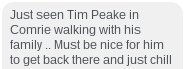 101) My tiny hometown is full of celebs for some reason. If you think my life is interesting check out mum's average dog walk: