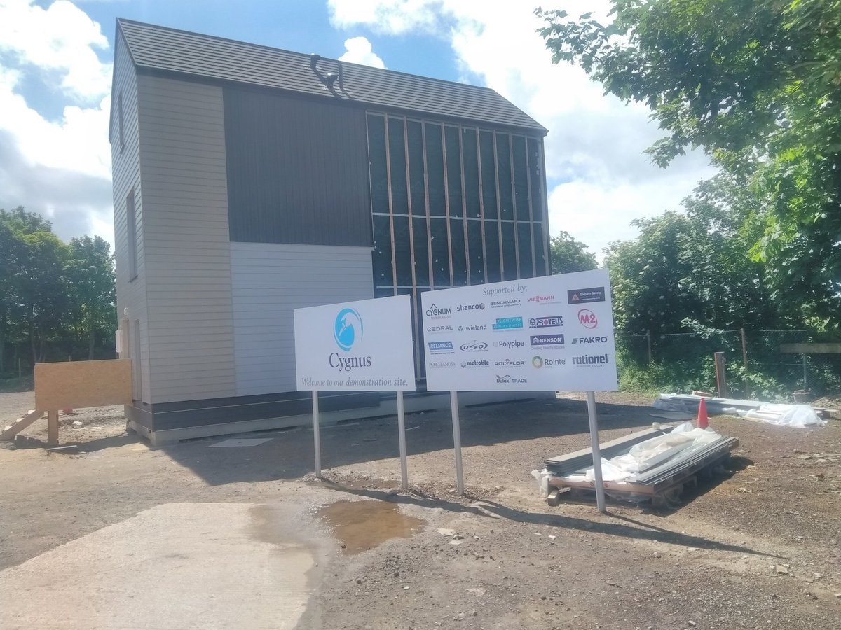 We have been kitchen fitting on a eco build for <a href="/CygnusHomes/">Cygnus Homes</a>