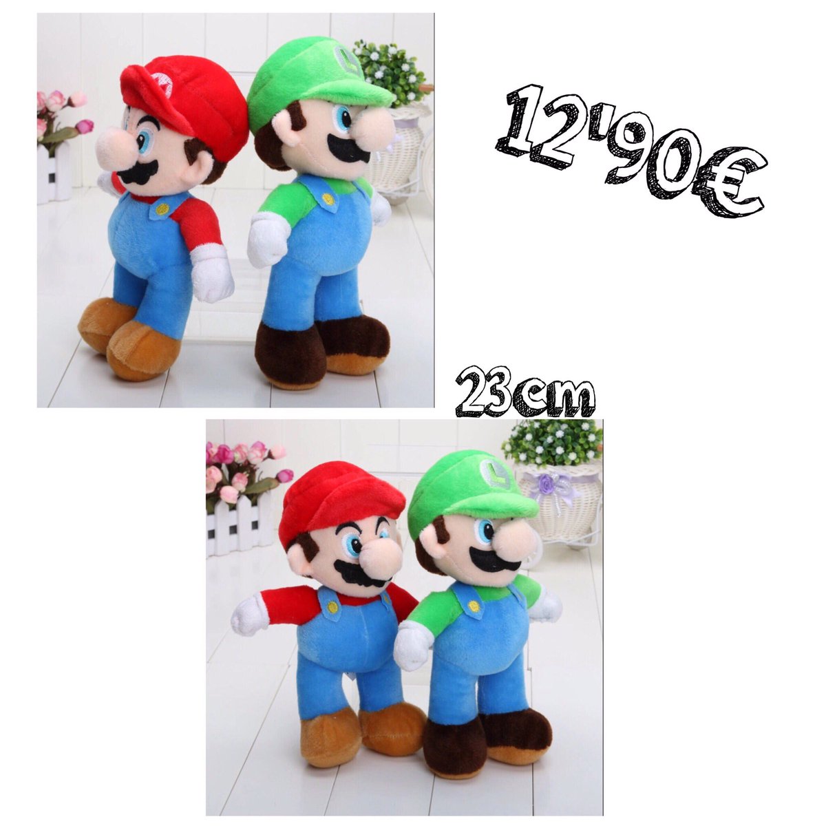 khal_potter's tweet image. 😱MAMMA MIA😱 Cuesto di presto! Carbonara! Mozzarella! 😍 Peluches de Mario y Luigi ❤️️ ~precio por unidad~