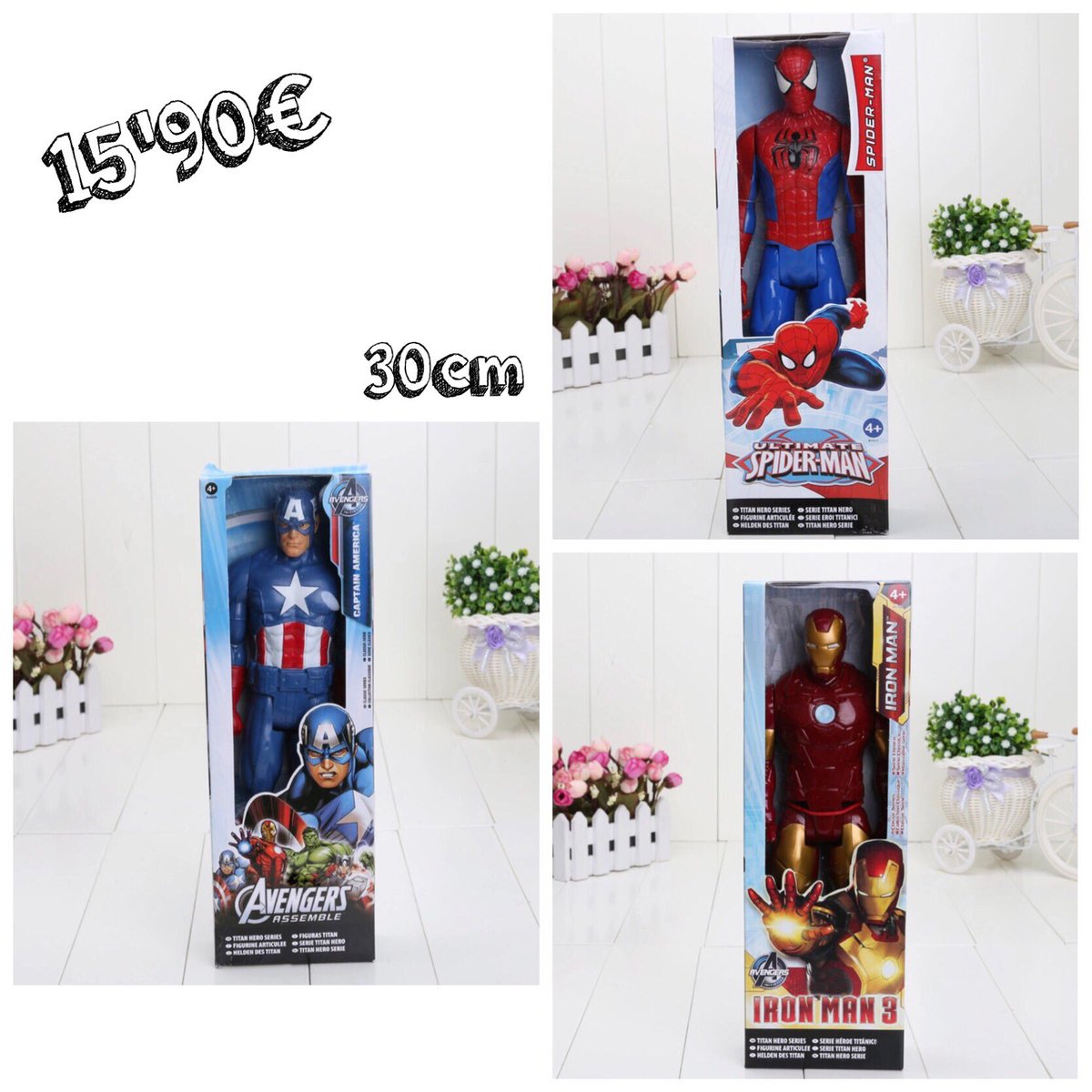 khal_potter's tweet image. ¿Es un 🐥? ¿Es un ✈️? ¡NO! Son las nuevas figuras de Acción de Marvel articuladas 😍 ~precio por unidad~