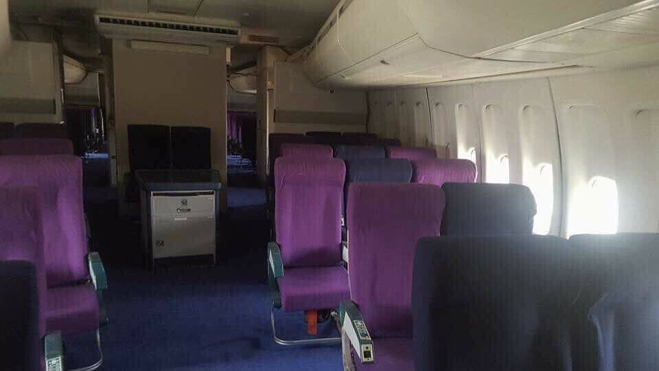 DanyalGilani's tweet photo. ASF converts an old PIA B-747 aircraft into a modern restaurant in #Karachi ✈️ 
Photos by Faisal Kiyani 
#BeautifulPakistan https://t.co/FmTKsrzpJN