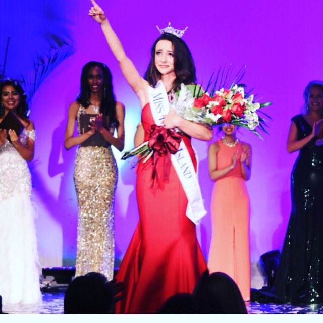 FHASCheer's tweet image. Congrats to FH alumni @NicoletteP_ on earning the title of Miss Rhode Island!