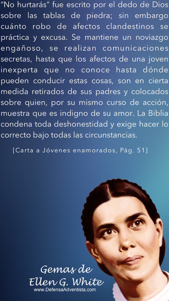 Descarga la App, Gemas Ellen G. White: itunes.apple.com/us/artist/luis… Una cita diaria de la Hna. White
